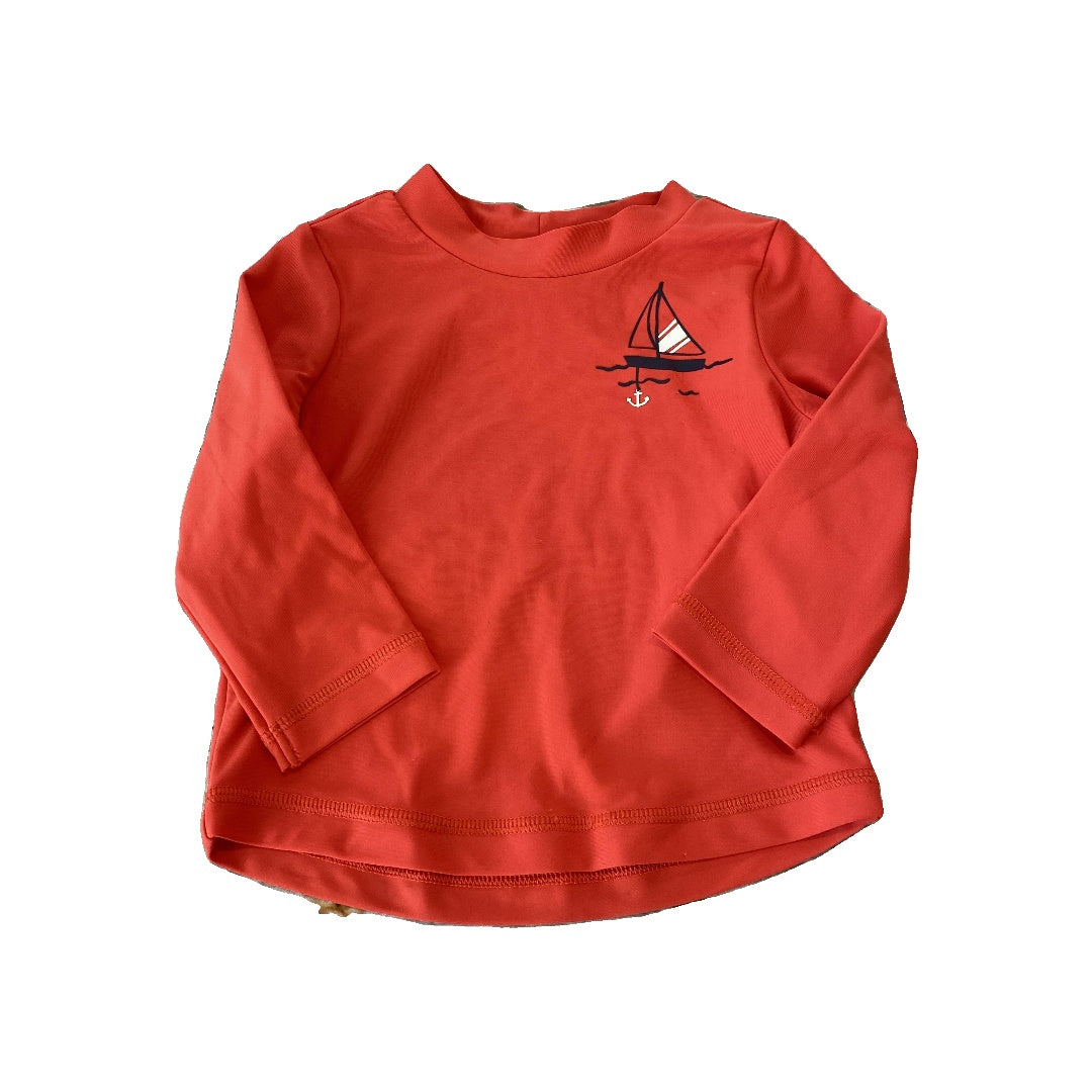 Carters Boys Red Swimwear Size: 9 months Red