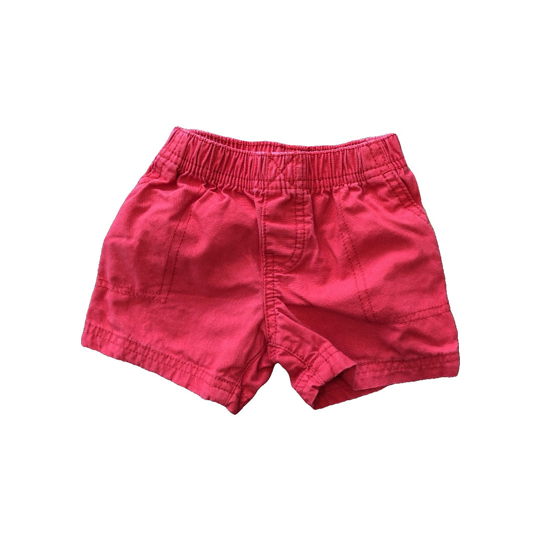 Carters Unisex Red Shorts Size: 9 months Red