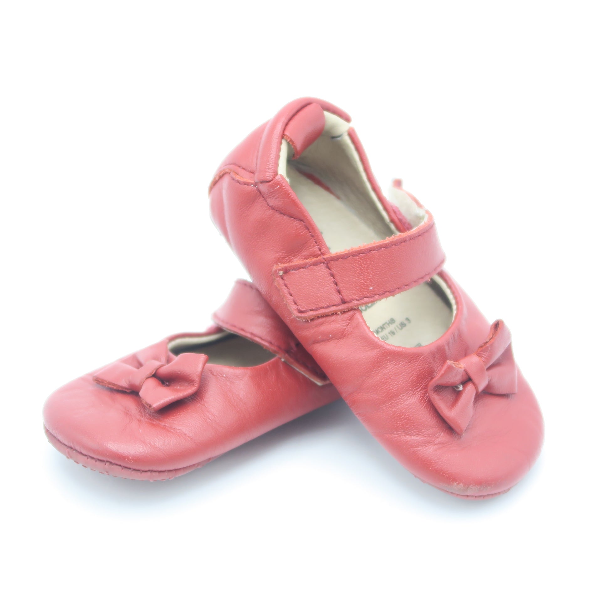 Oldsoles Girls Red Shoes Size: 6-9 Months Red