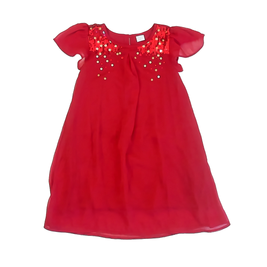 Edgehill Collection Girls Red Special Occasion Dress Size: 6 Years Red