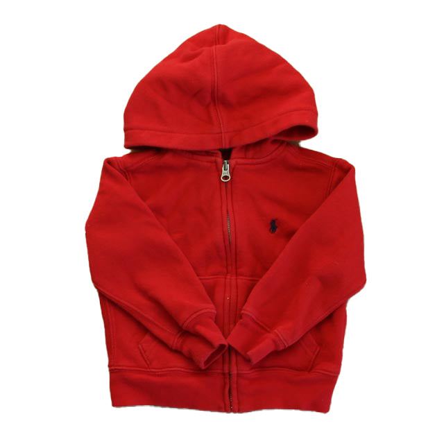 Ralph Lauren Boys Red Hoodie Size: 2T