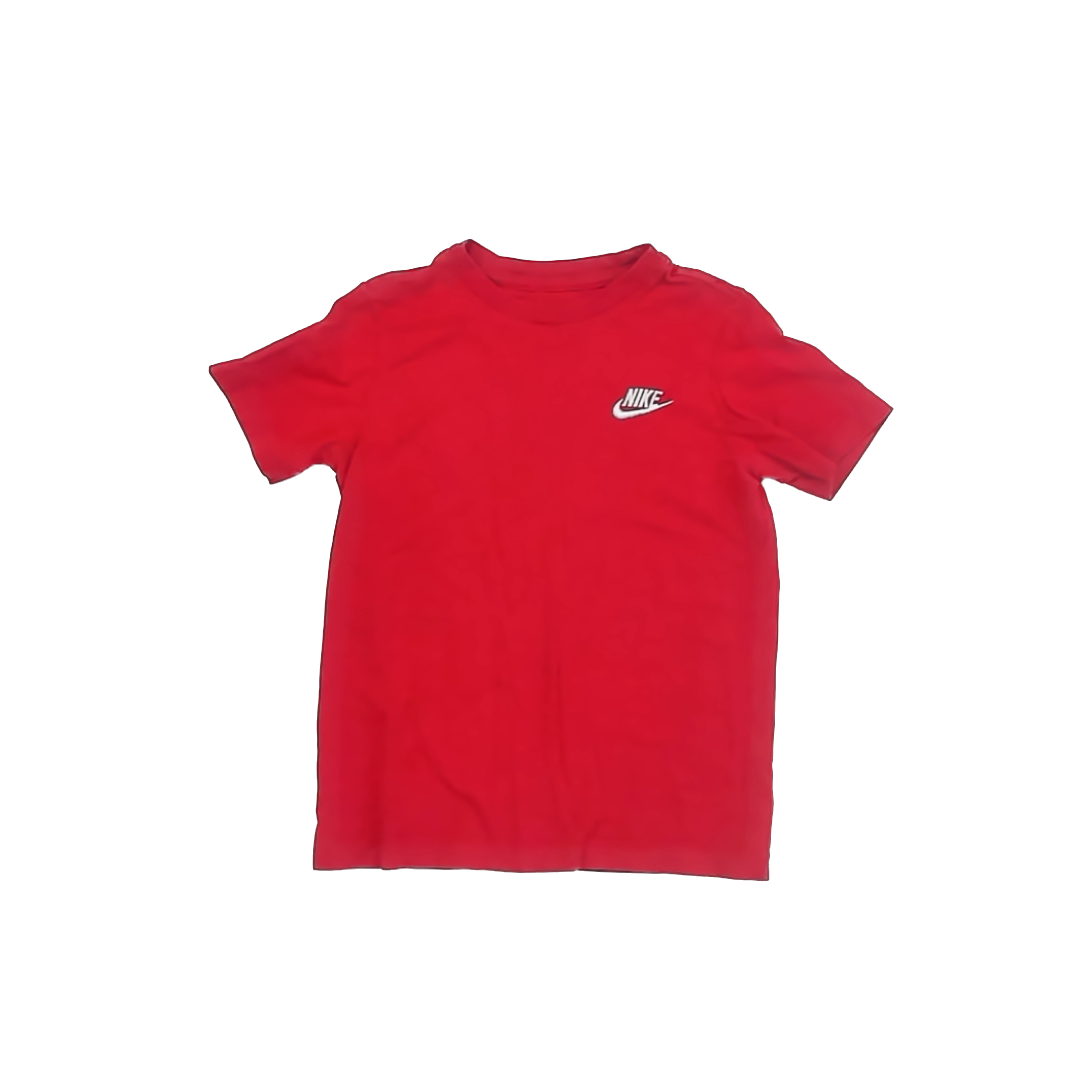 Nike Boys Red T-Shirt Size: XS (7 years) Red