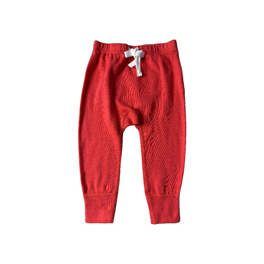Sapling Unisex Red Pants Size: 6-12 months Red