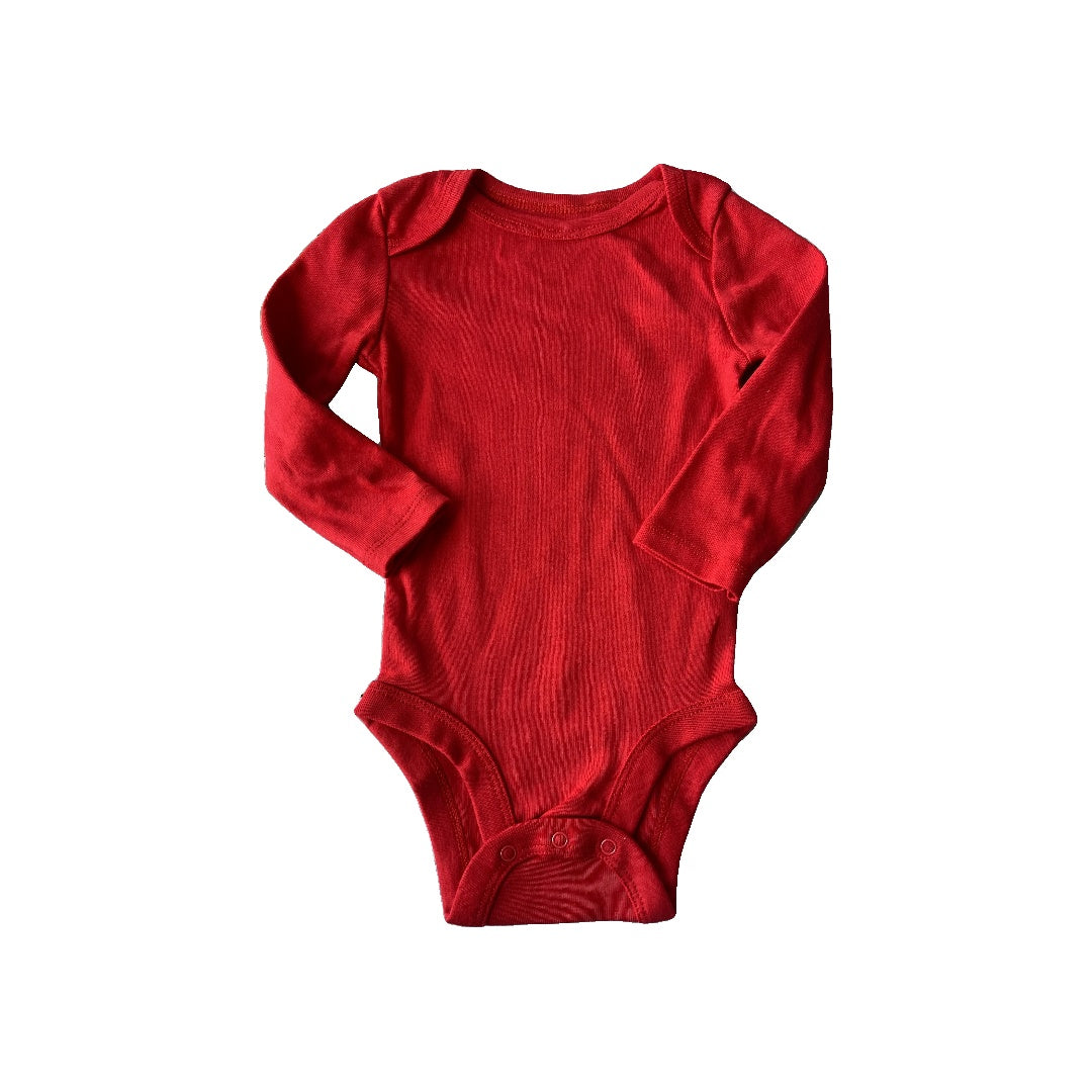 Lamaze Unisex Red Onesie Size: 6 months Red