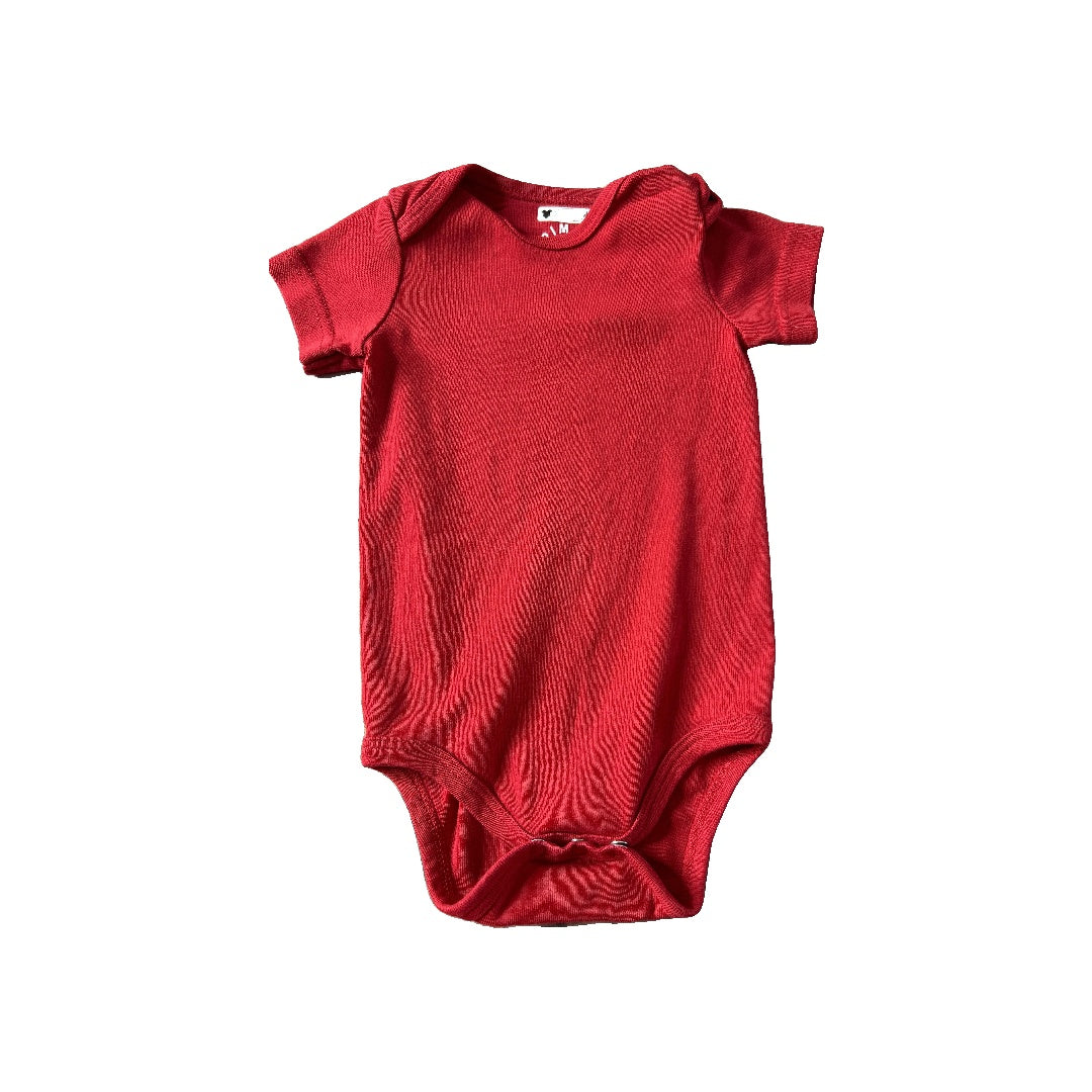 Primark Unisex Red Onesie Size: 6-9 months Red