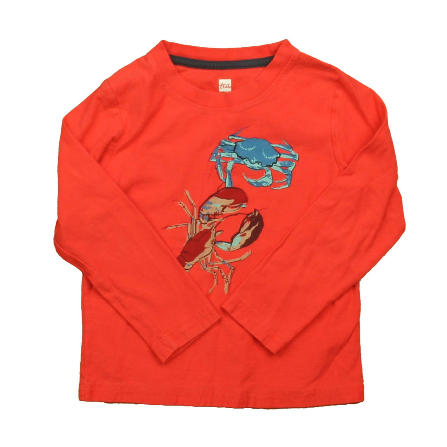 Tea Collection Boys Red Long Sleeve T-Shirt Size: 3T Red