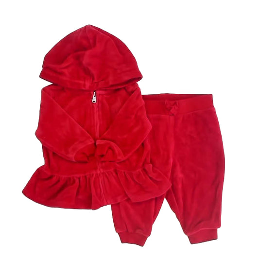 Ralph Lauren Girls Red Apparel Sets Size: 6 Months Red