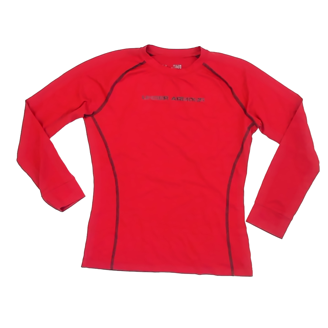 Under Armour Boys Red Athletic Top Size: YLG (14-16 Years) Red