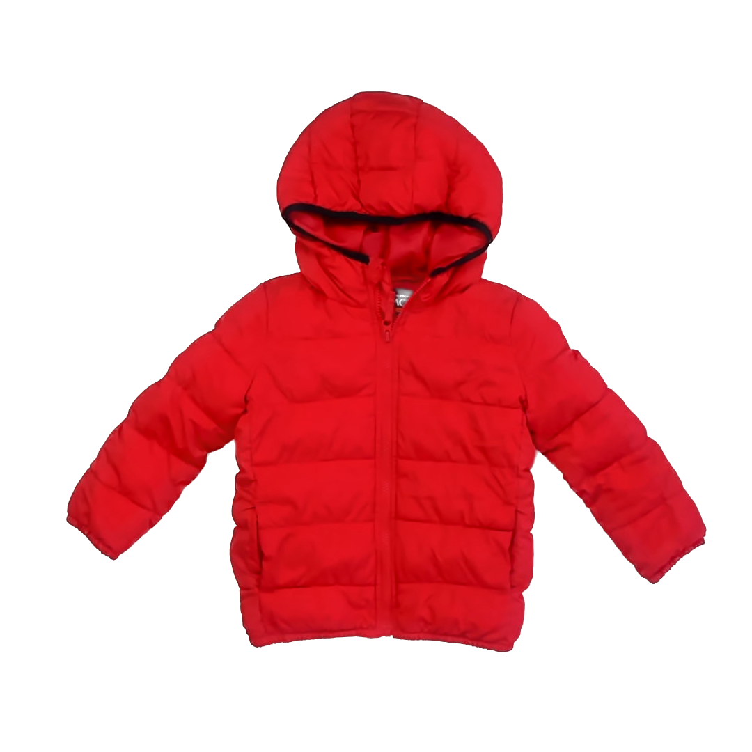 Children's Place Boys Red Winter Coat Size: 5T Red