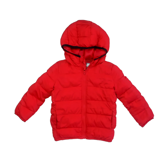 Children's Place Boys Red Winter Coat Size: 5T Red