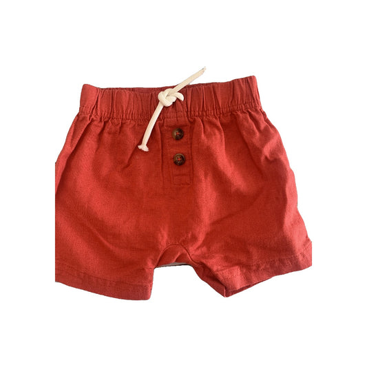Just Born Boys Red Shorts Size: 6 months Red