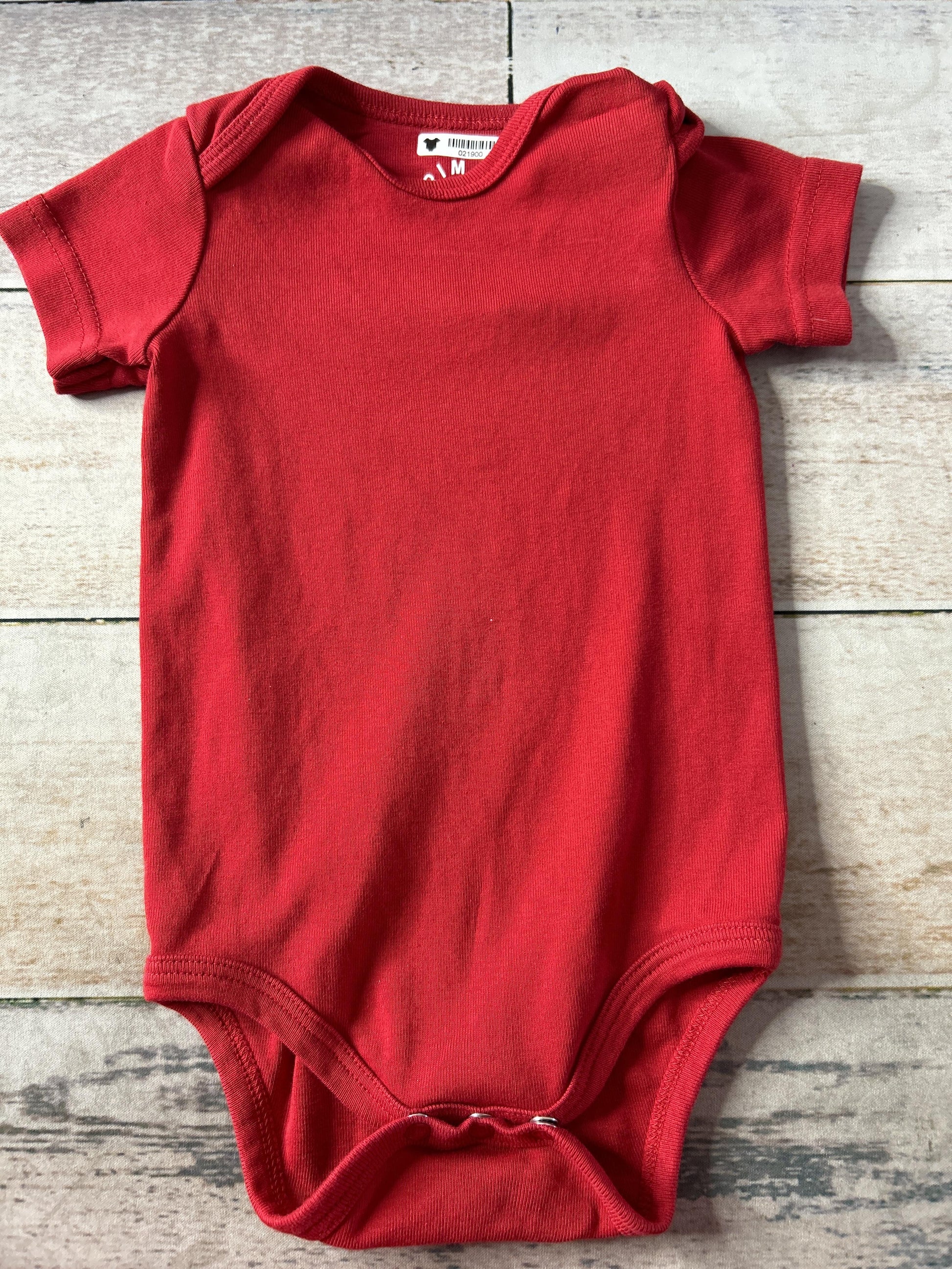 Primark Unisex Red Onesie Size: 6-9 months Red