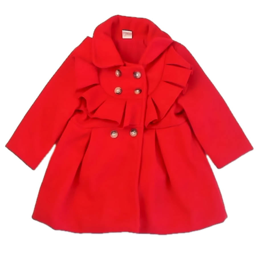 Shein Girls Red Winter Coat Size: 6-9 Months Red