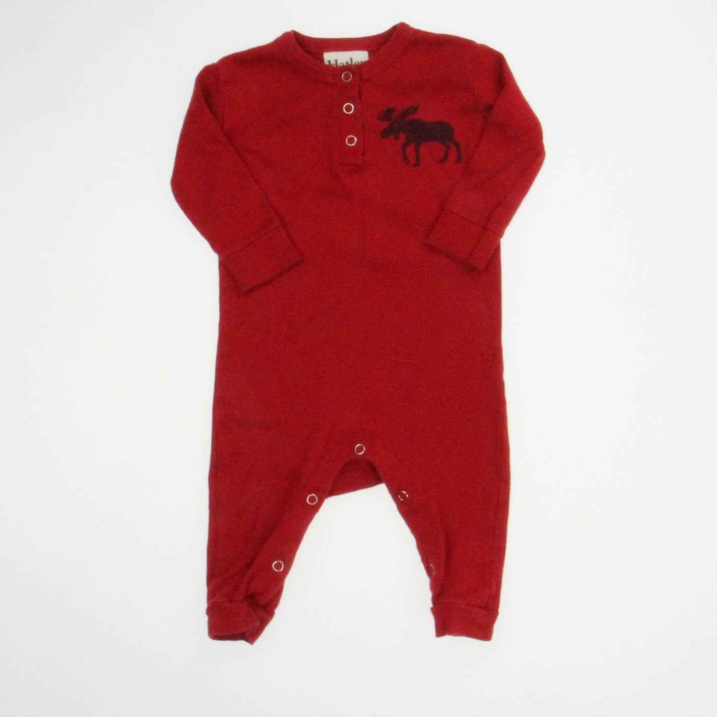 Hatley Unisex Red Long Sleeve Outfit Size: 3-6 Months Red