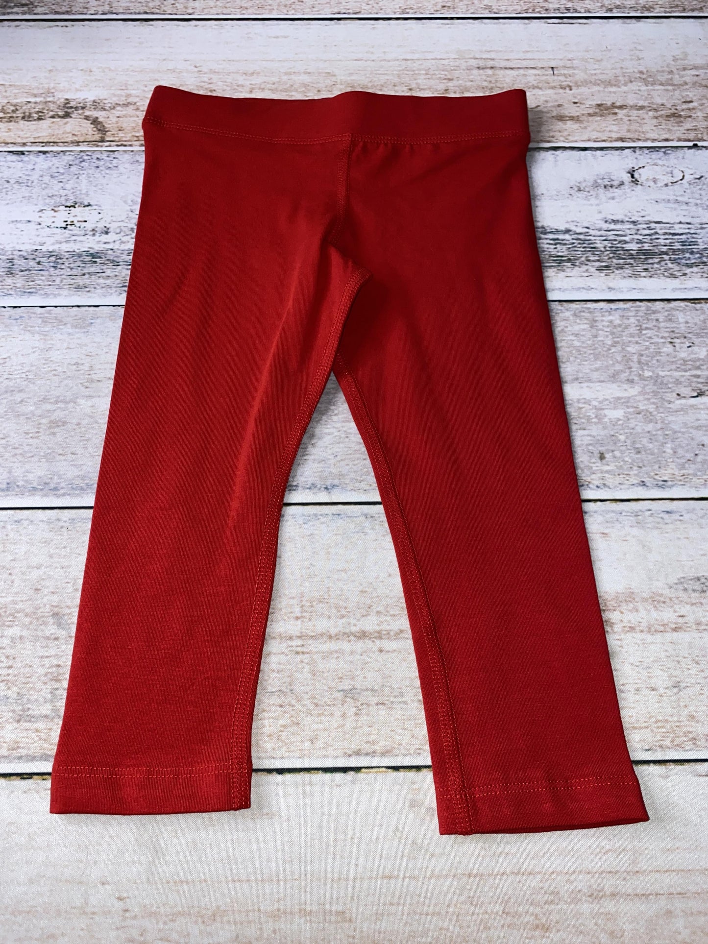 Primary Unisex Red Pants Size: 2T Red