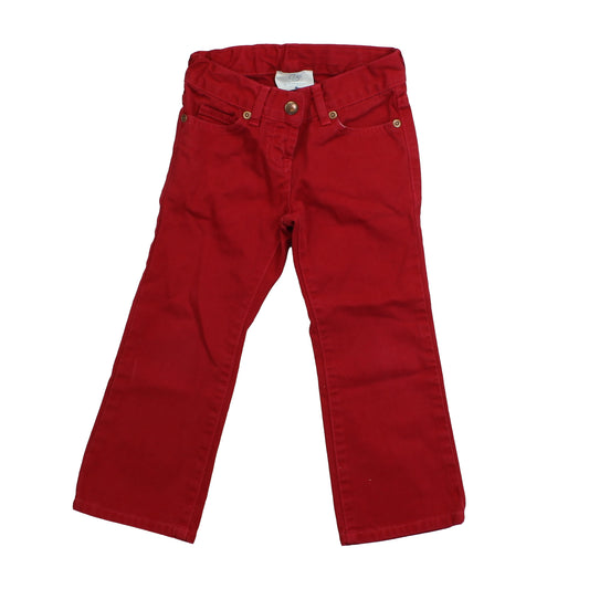 Baby CZ by Carolina Zapf Boys Red Jeans Size: 3T Red