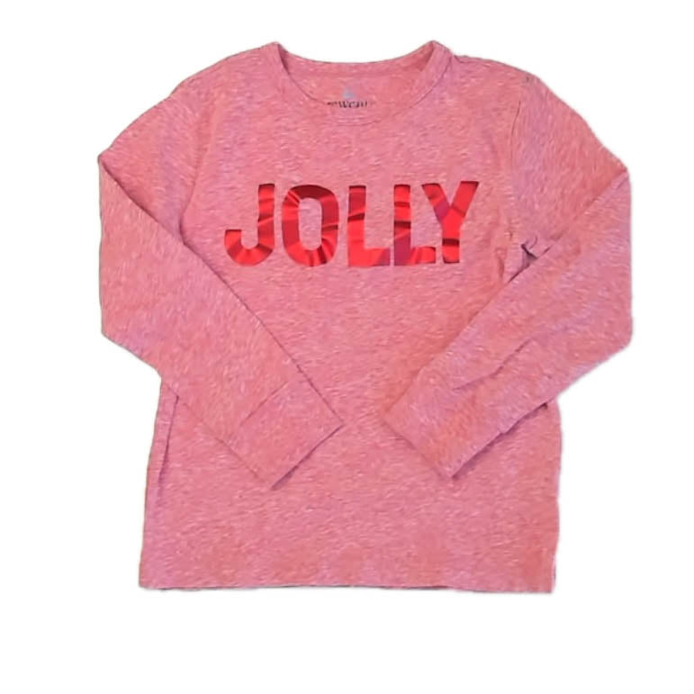 Crewcuts Boys Red Long Sleeve T-Shirt Size: 6-7 Years Red