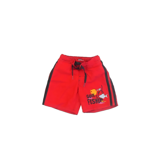 Vroom Vroom Boys Red Trunks Size: 2T Red