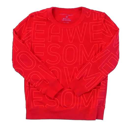 Rockets Of Awesome Boys Red Sweatshirt Size: 12 Years Red
