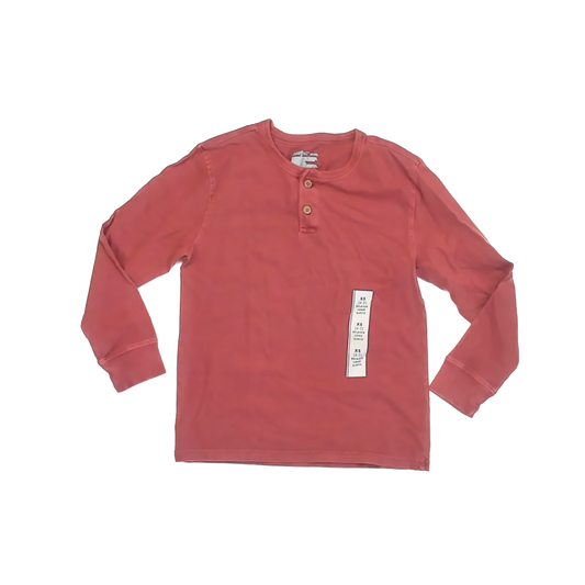 Cat & Jack Boys Reddish Henley Size: 4-5T Reddish