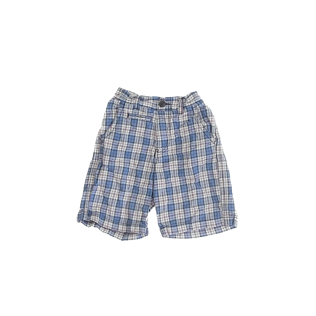 Gap Boys Red|White| Blue Plaid Shorts Size: 7 Years Red|White| Blue Plaid