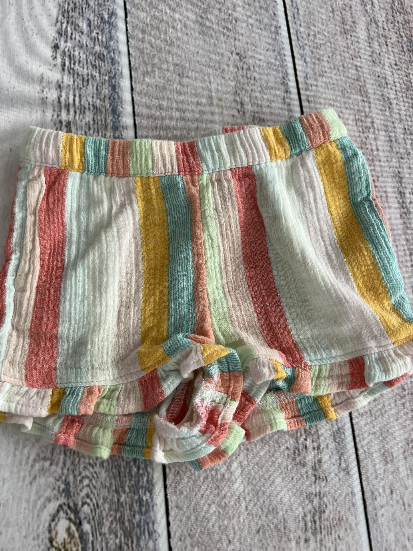 Cat & Jack Girls Retro | Stripe Shorts Size: 12 months Retro | Stripe