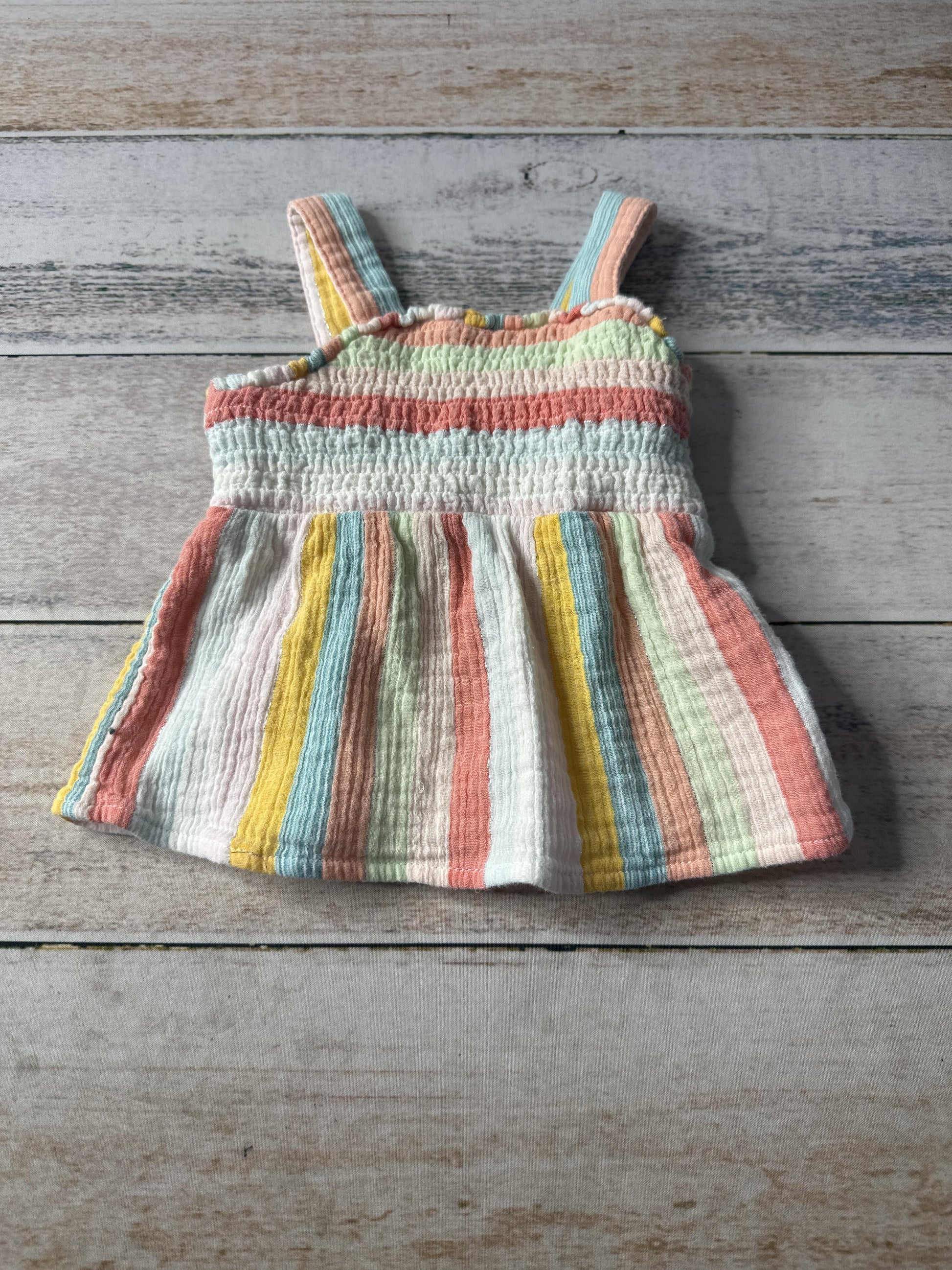 Cat & Jack Girls Retro | Stripe Tank Top Size: 12 months Retro | Stripe
