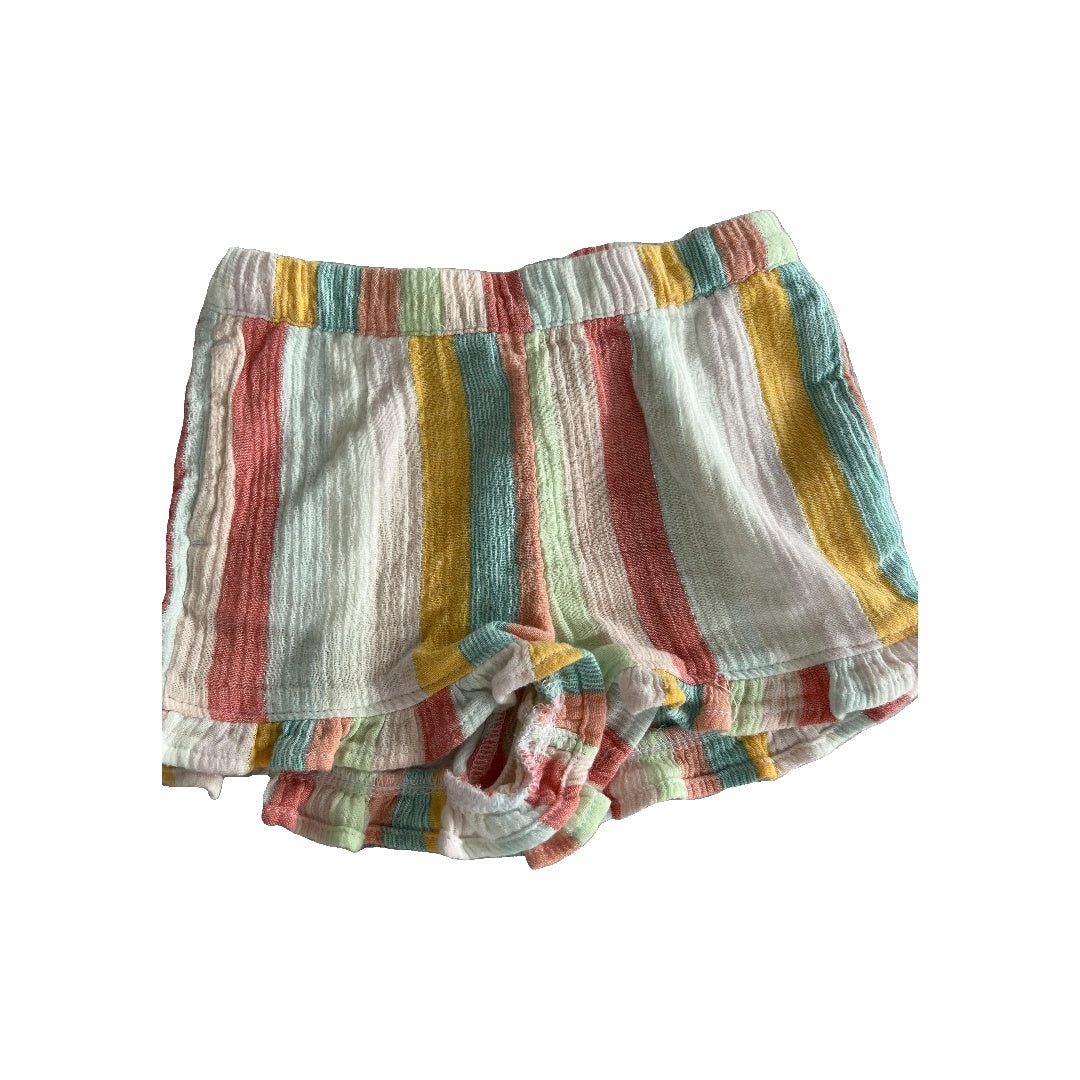 Cat & Jack Girls Retro | Stripe Shorts Size: 12 months Retro | Stripe