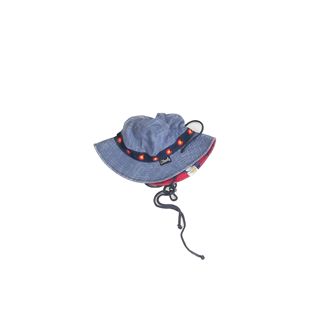 Askel Boys Reversible Blue | Red Sun Hat Size: Youth M Reversible Blue | Red