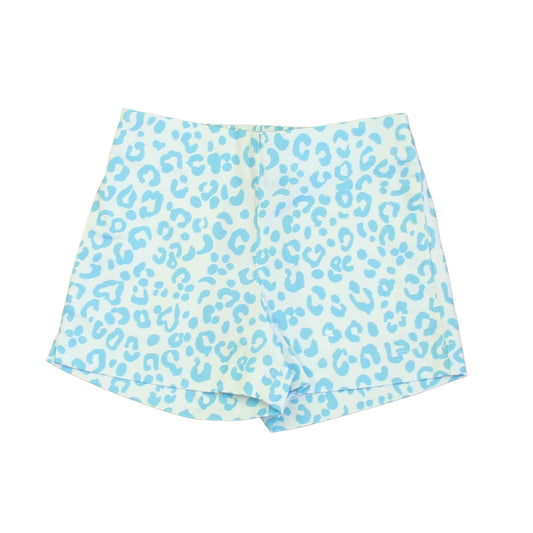 Classic Prep Girls Robin' Egg Leopard Shorts Size: 2-5T Robin' Egg Leopard