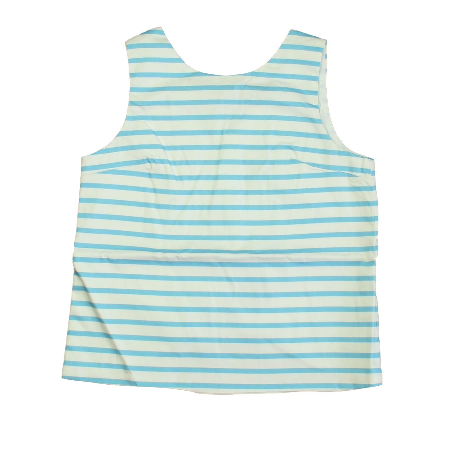 Classic Prep Girls Robins Egg Picnic Stripe Blouse Size: 6-14 Years