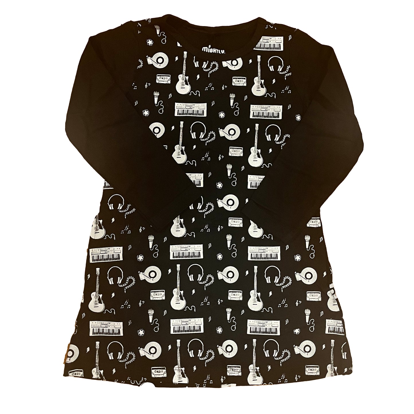 Mightly Girls Rock n Roll Dress Size: 2-5T Rock n Roll