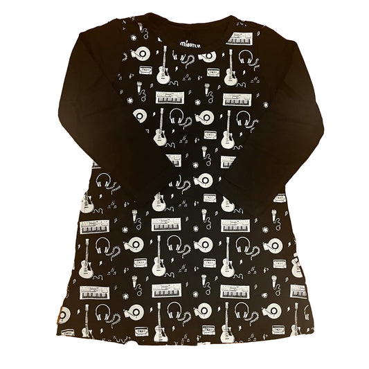 Mightly Girls Rock n Roll Dress Size: 2-5T Rock n Roll