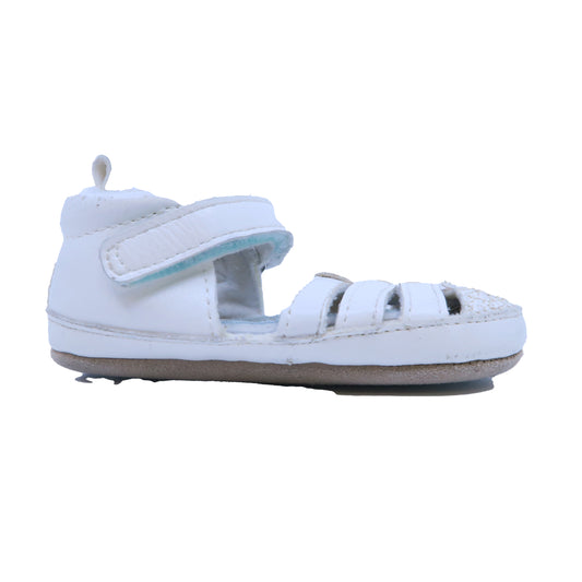 ro+me Girls White Sandals Size: 6-12 Months White