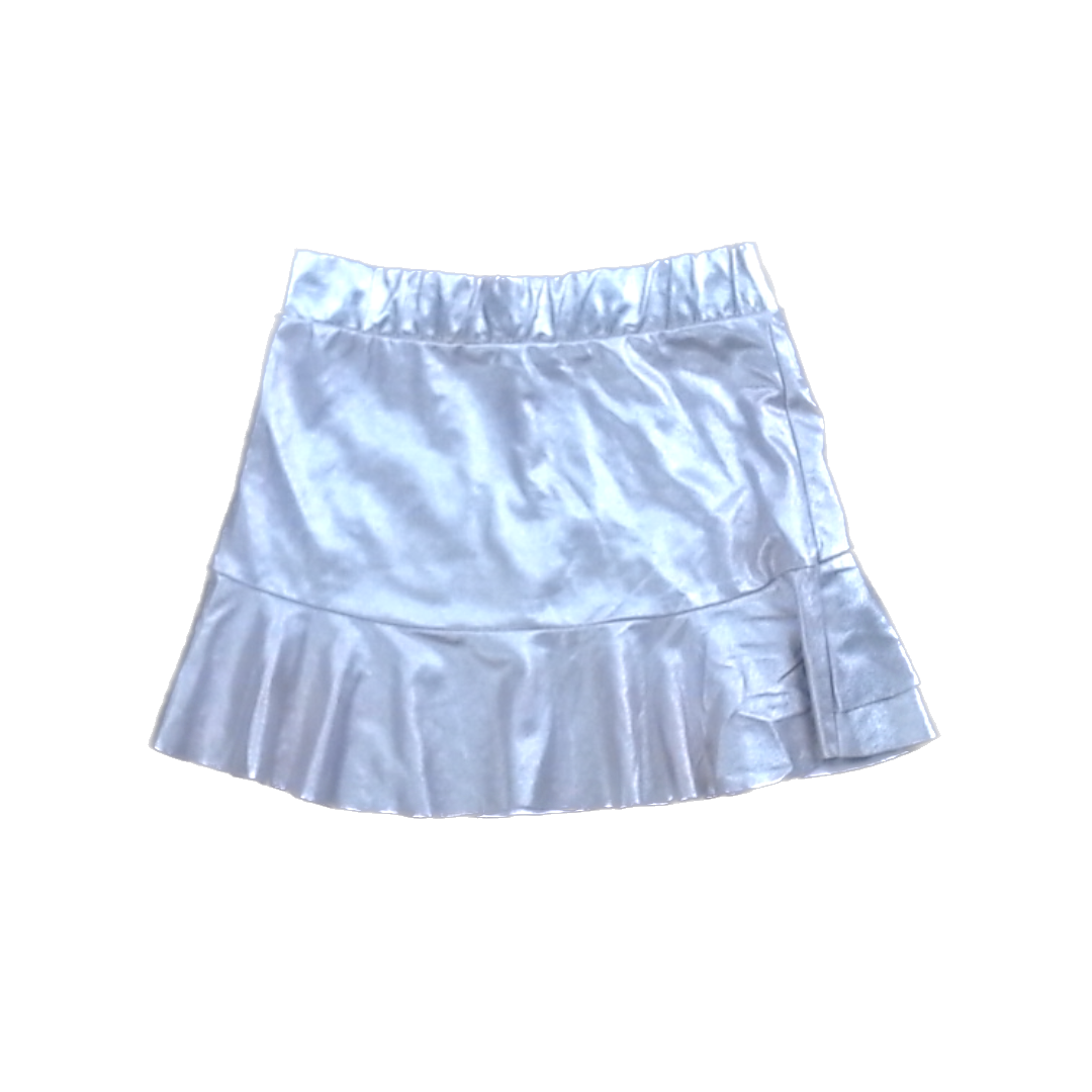 Rockets Of Awesome Girls Rose Gold Suede Skirt Size: 6 - 7 Years Rose Gold Suede