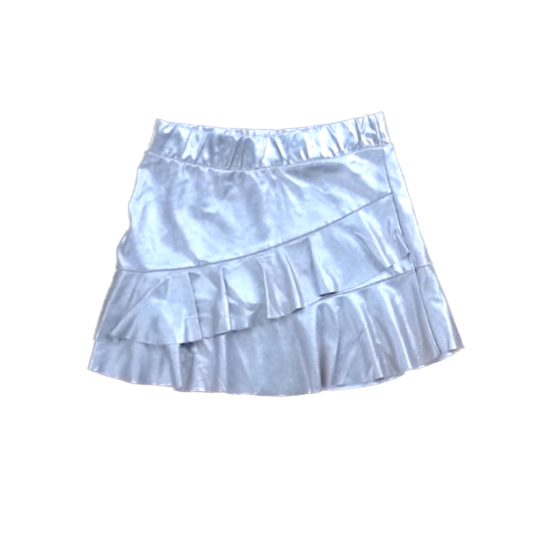 Rockets Of Awesome Girls Rose Gold Suede Skirt Size: 6 - 7 Years Rose Gold Suede