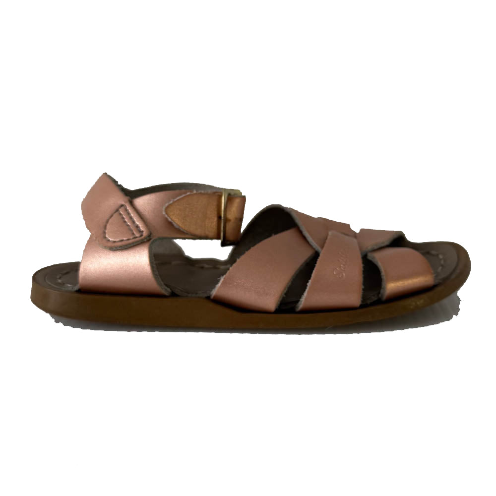 Hoy Saltwater Girls Rose Gold Sandals Size: 8 Toddler