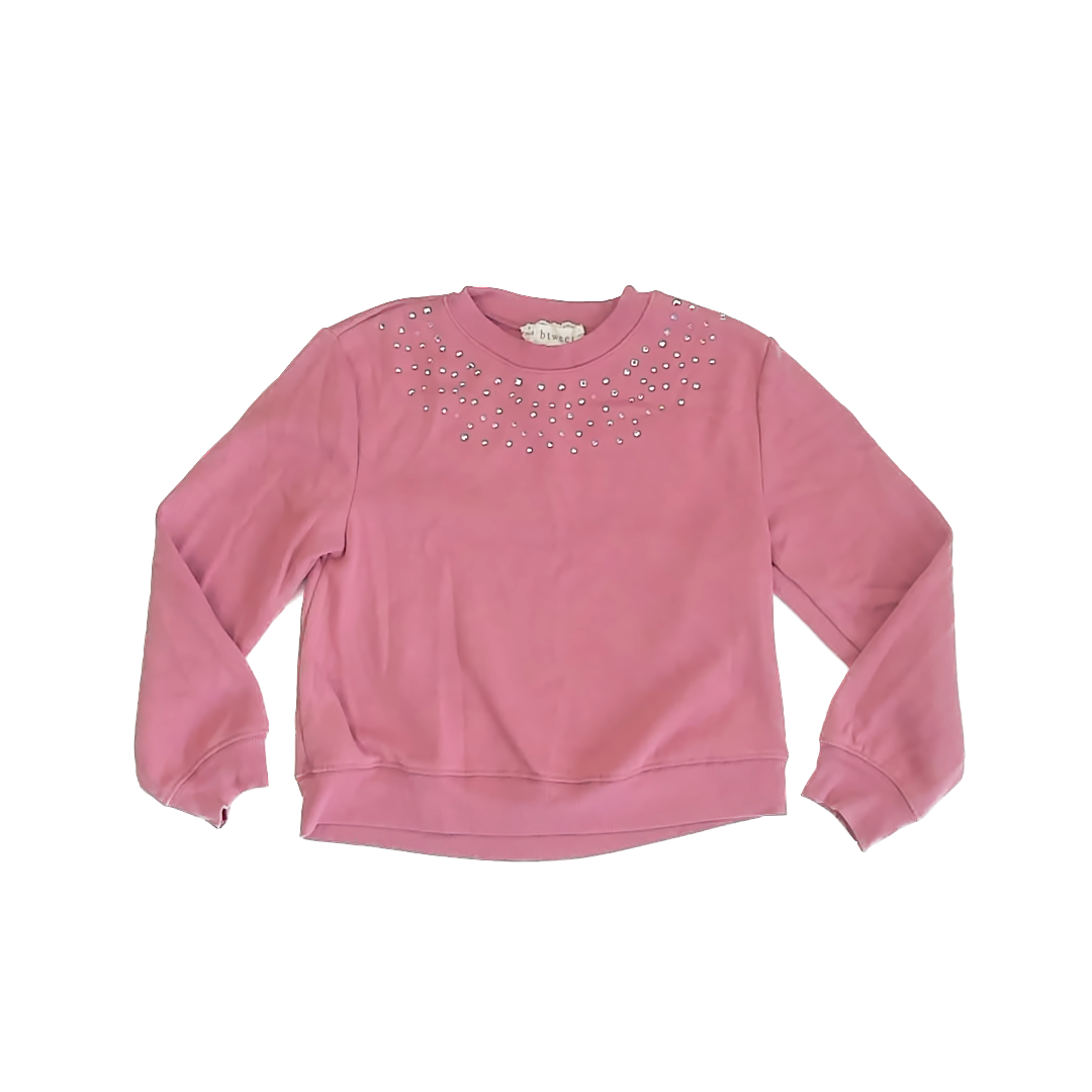 Btween Girls Rose Sweatshirt Size: 10 Years Rose