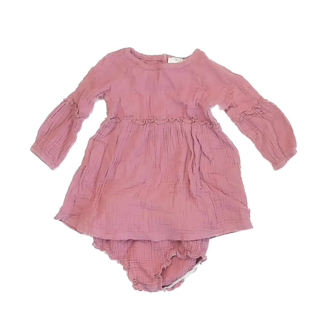 Chelsea & Violet Girls Girls Rose Long Sleeve Shirt Size: 18 Months Rose