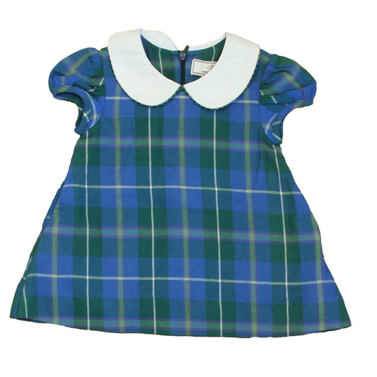 Classic Prep Girls Rowayton Plaid Dress Size: 9-12 Months
