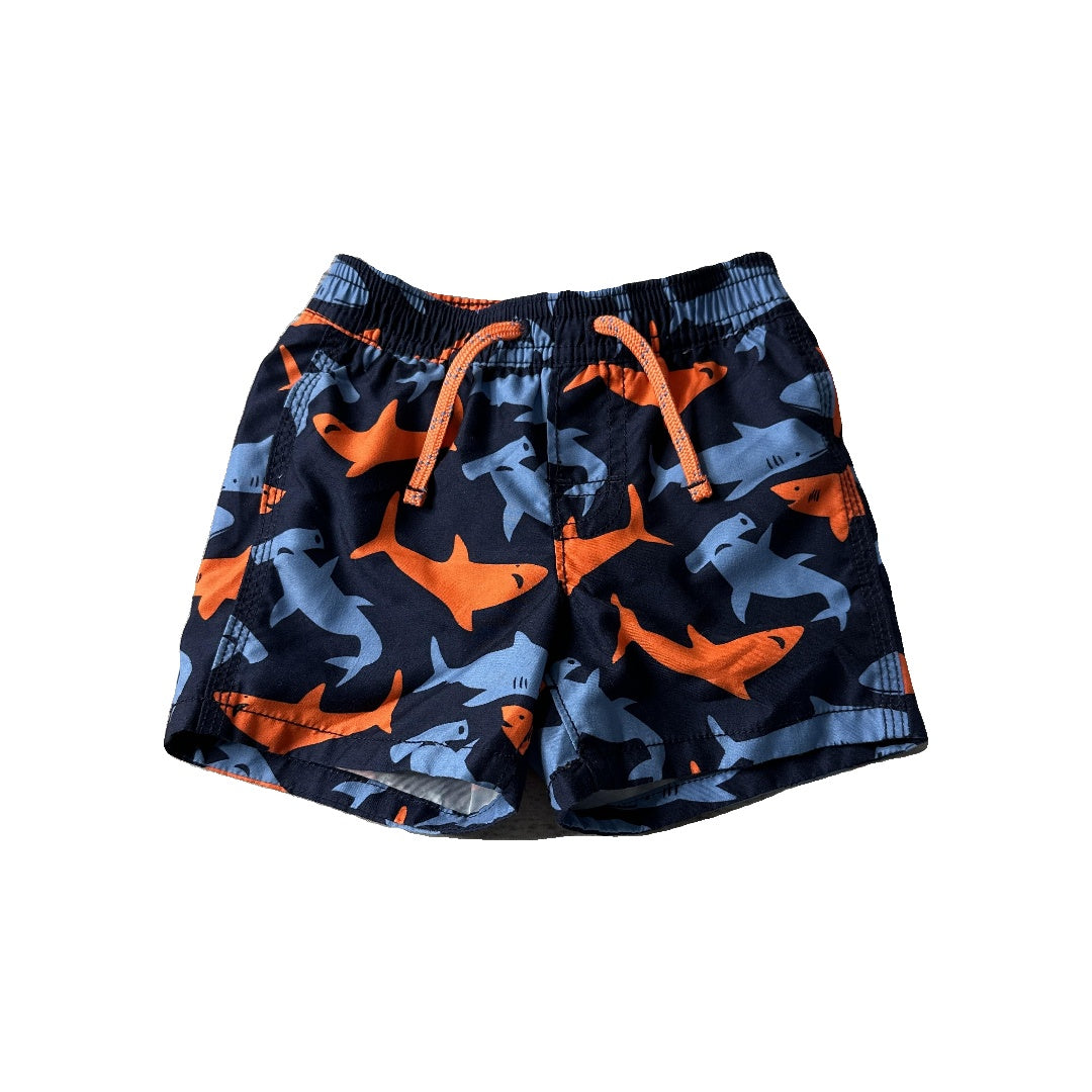Gap Unisex Royal Blue | animals | Coral Swimwear Size: 6-12 months Royal Blue | animals | Coral