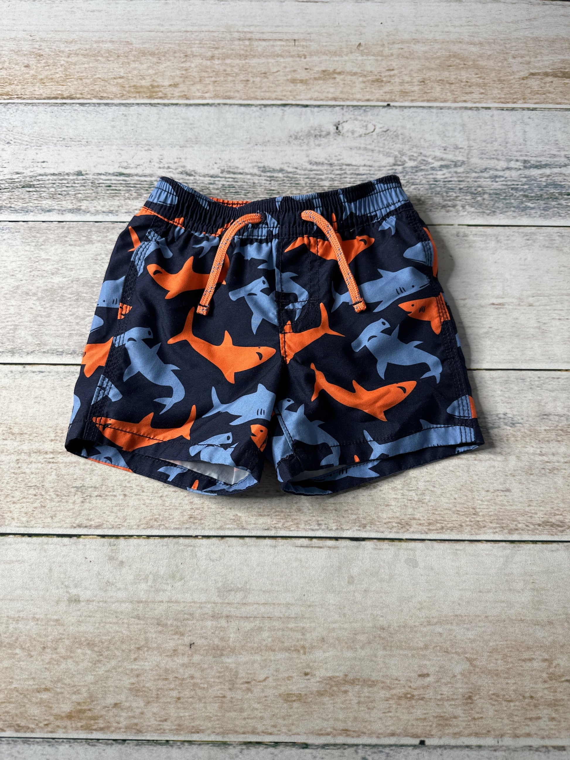 Gap Unisex Royal Blue | animals | Coral Swimwear Size: 6-12 months Royal Blue | animals | Coral