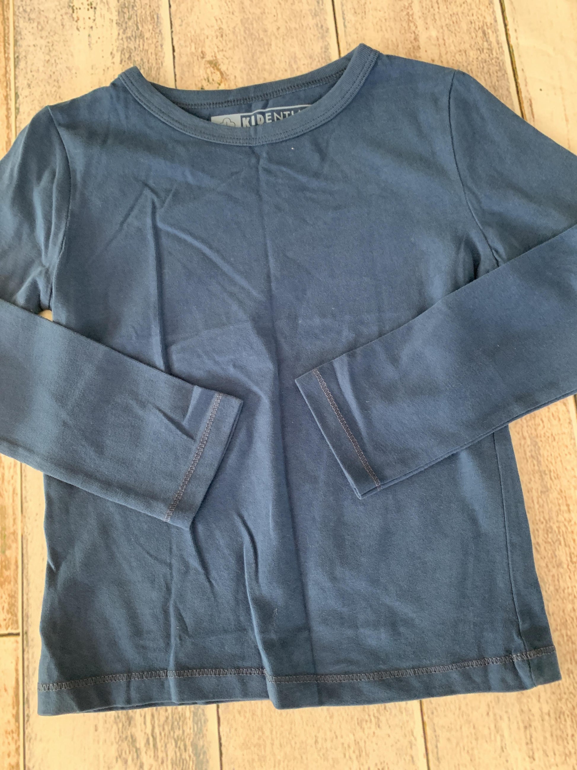 Kidential Boys Royal Blue Long Sleeve T-Shirt Size: 6 Royal Blue