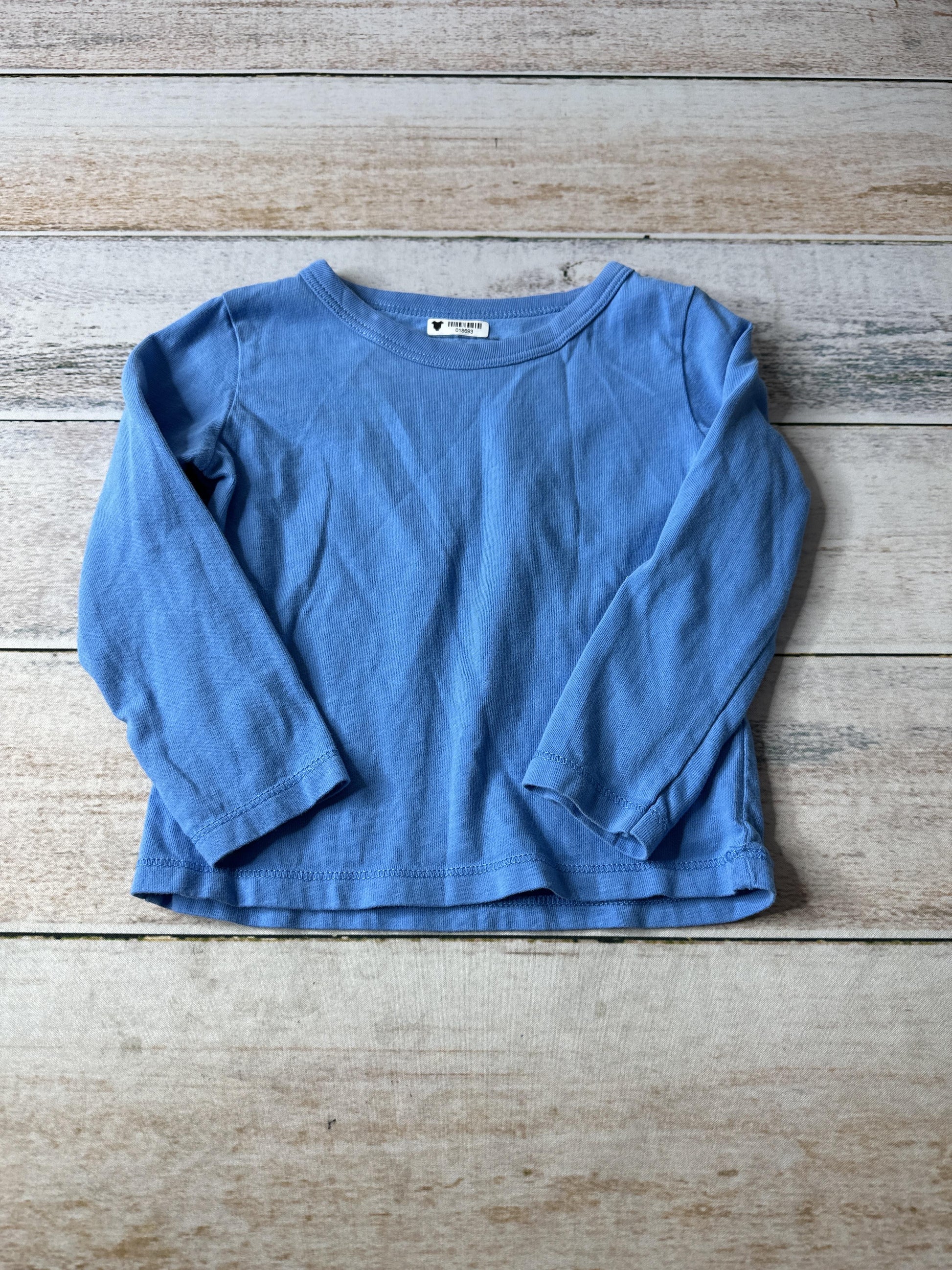 Kidential Unisex Royal Blue Long Sleeve T-Shirt Size: 2T Royal Blue