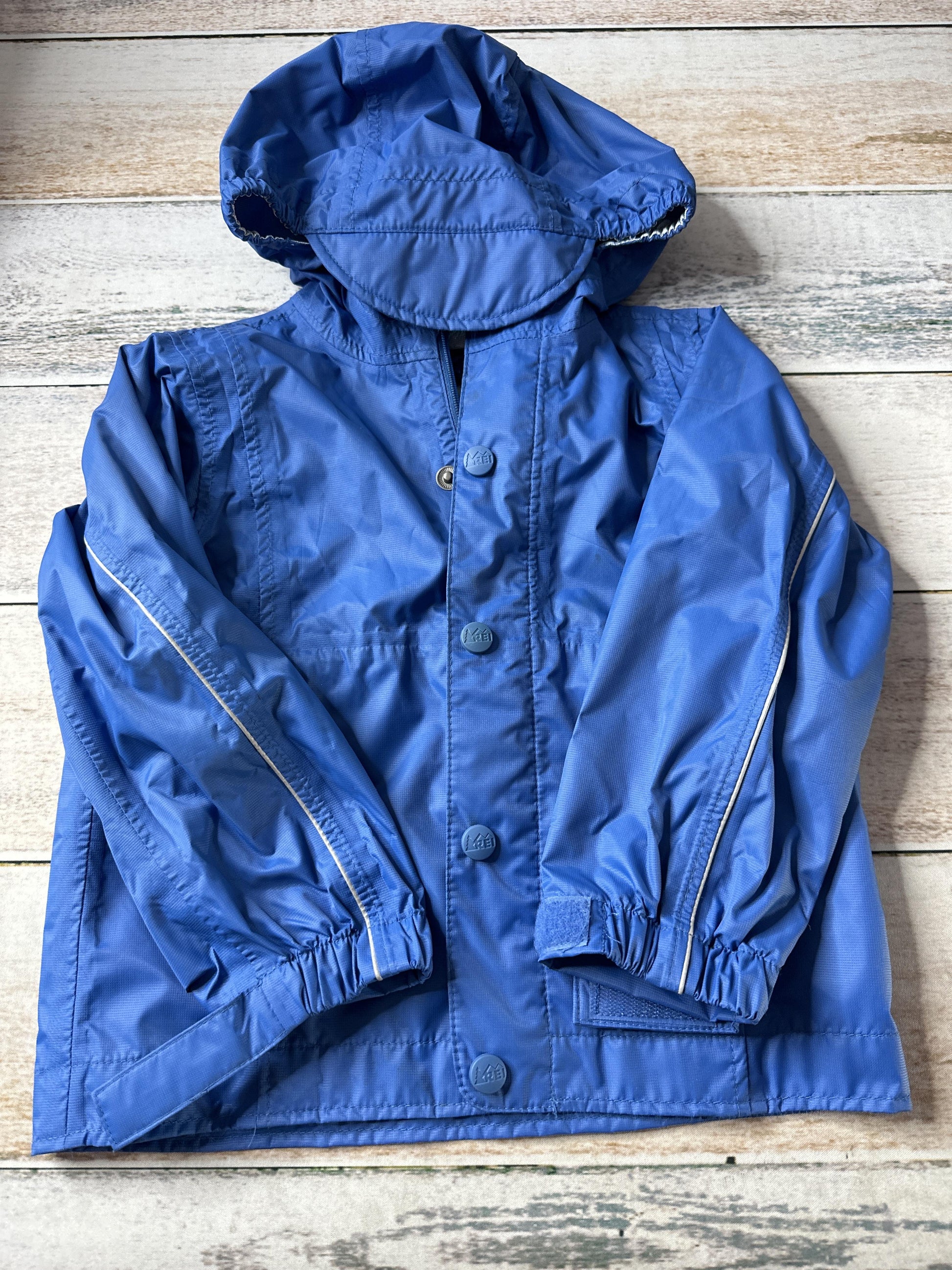 REI Boys Royal Blue Rain Coat Size: 2T Royal Blue
