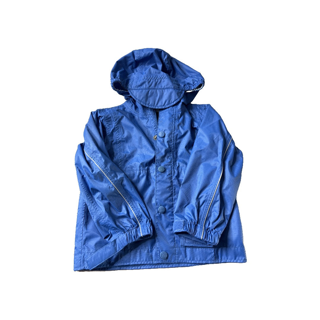 REI Boys Royal Blue Rain Coat Size: 2T Royal Blue