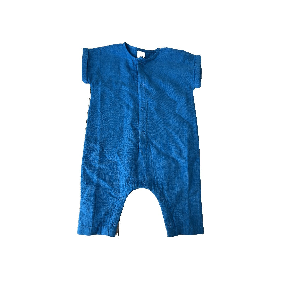 Open Edit Boys Royal Blue Romper Size: 6 months Royal Blue
