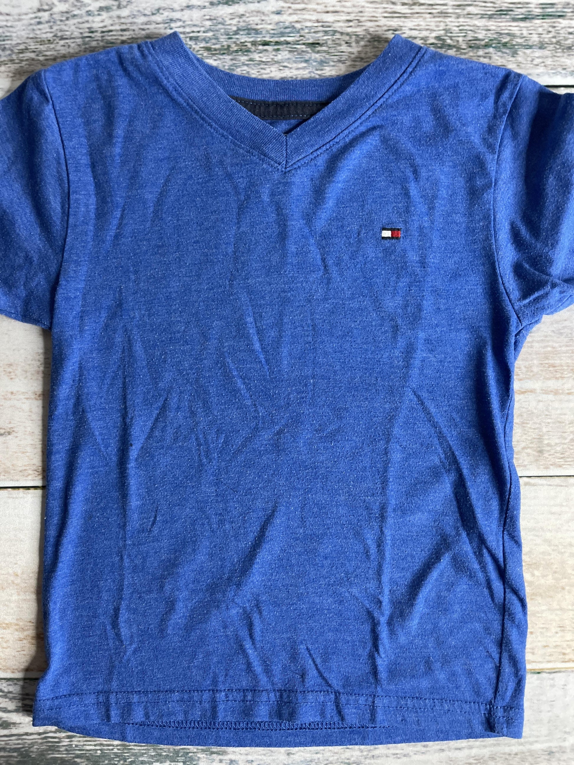 Tommy Hilfiger Boys Royal Blue T-Shirt Size: 4T Royal Blue