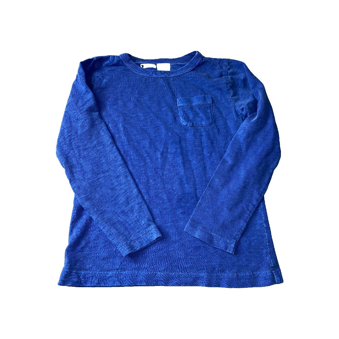 Crew Cuts Boys Royal Blue Long Sleeve T-Shirt Size: 4-5 Years Royal Blue