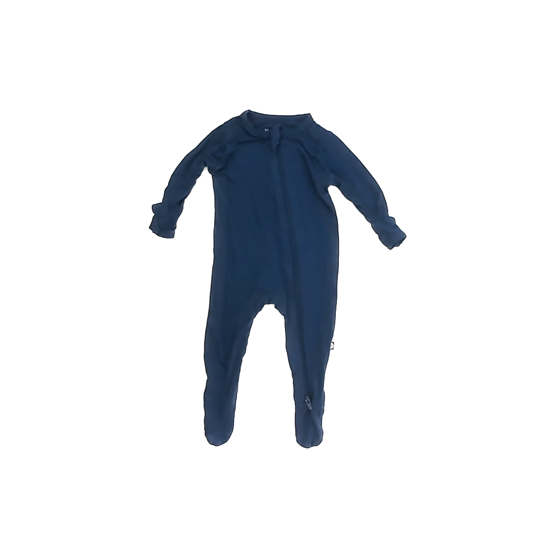 Kyte Boys Royal Blue 1-piece footed Pajamas Size: 0-3 Months Royal Blue